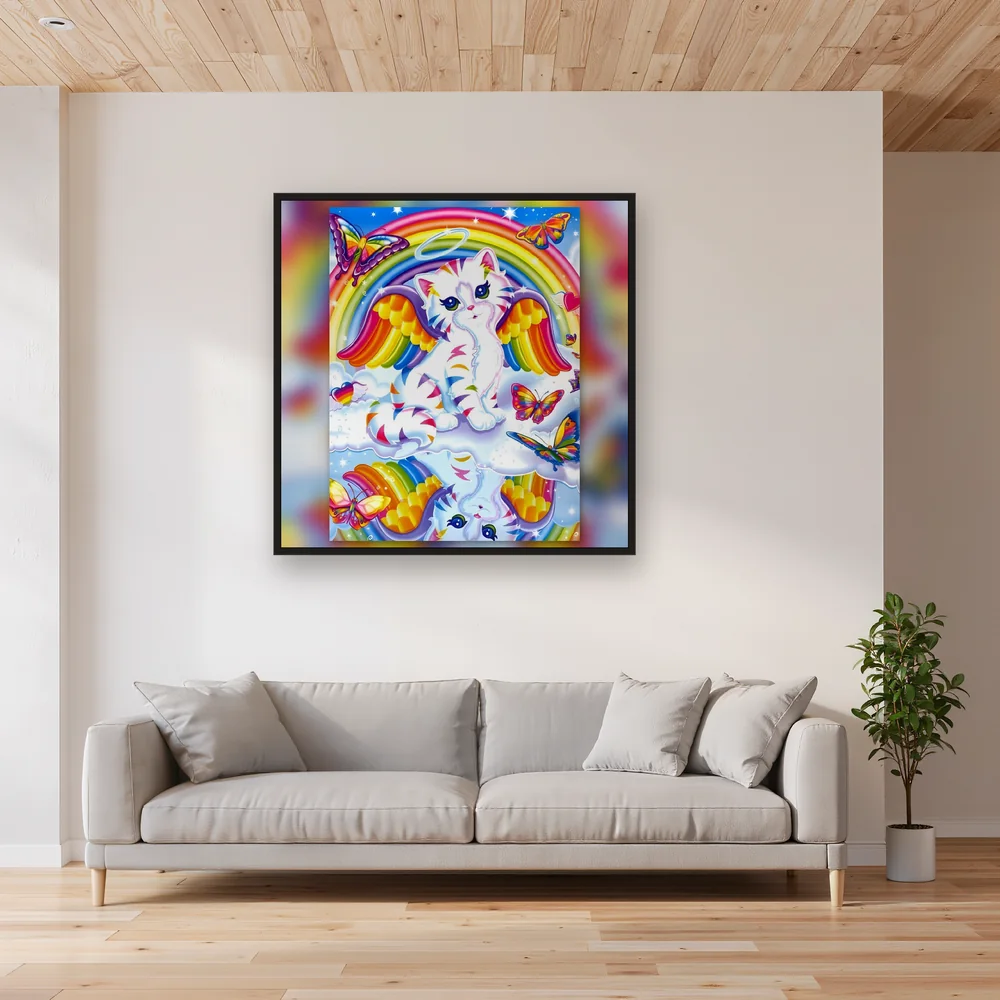 Chat Arc-en-Ciel sur Nuage Onirique – Salon