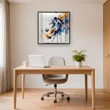 Frappe Explosive Style Aquarelle – Bureau