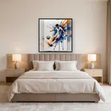 Frappe Explosive Style Aquarelle – Chambre