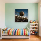 Ballon de football dans le filet – Enfant
