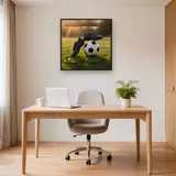 Goldene Fußballschuhe Auf Dem Rasen – Büro