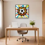 Frappe Explosive Pop Art Football – Bureau