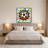 Frappe Explosive Pop Art Football – Chambre