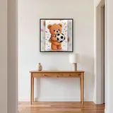 Ours Brun Fan de Football – Entrée