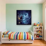 Harry Potter Patronus am Verbotenen Wald – Kinderzimmer