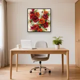 Bouquet de coquelicots à l'aquarelle – Bureau