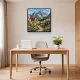 Steinernes Schutzhaus am Alpenwanderweg – Büro