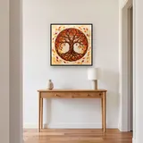 Autumn Tree of Life in Circle – Hallway