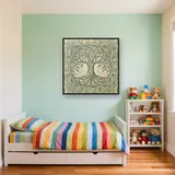 Art Nouveau Tree of Life Ornamental Border – Kids room