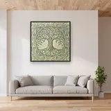 Art Nouveau Tree of Life Ornamental Border – displayed in a living room