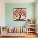Heart Leaves Tree of Life – Kids room