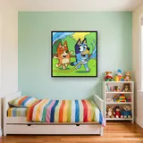 Bluey and Bingo Backyard Water Play – Kids room
