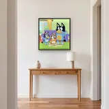 Bluey Bingo and Bandit Dancing in the Living Room – Hallway