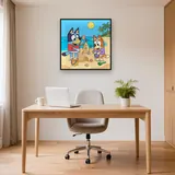 Bluey and Bingo Building a Sandcastle – Office