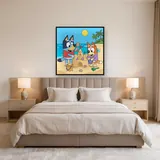 Bluey and Bingo Building a Sandcastle – Bedroom