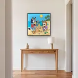 Bluey and Bingo Building a Sandcastle – Hallway