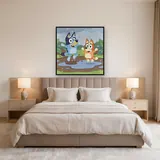 Bluey and Bingo Jumping in Muddy Puddles – Bedroom