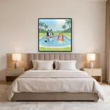 Bluey and Bingo Swimming Pool Splash – Bedroom