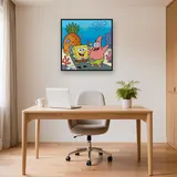SpongeBob and Patrick Waving at the Pineapple House – Office