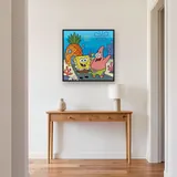 SpongeBob and Patrick Waving at the Pineapple House – Hallway