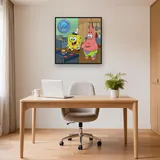SpongeBob and Patrick Flipping Burgers at the Krusty Krab – Office