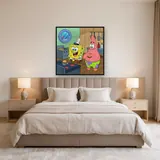 SpongeBob and Patrick Flipping Burgers at the Krusty Krab – Bedroom