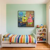 SpongeBob and Patrick Flipping Burgers at the Krusty Krab – Kids room