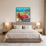 SpongeBob and Patrick Driving the Red Boat – Bedroom