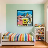 SpongeBob Patrick and Squidward in Bikini Bottom – Kids room