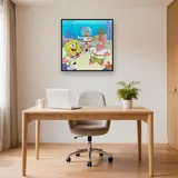 SpongeBob Patrick and Sandy Karate Battle Underwater – Office