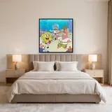 SpongeBob Patrick and Sandy Karate Battle Underwater – Bedroom