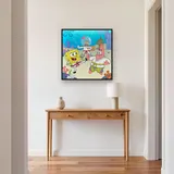 SpongeBob Patrick and Sandy Karate Battle Underwater – Hallway