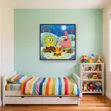 SpongeBob and Patrick Campfire in Bikini Bottom – Kids room