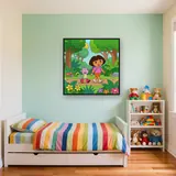 Dora and Boots Walking Through the Jungle – Kids room