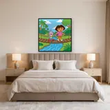 Dora and Boots Crossing the Rope Bridge – Bedroom