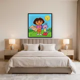 Dora and Boots on a Sunny Hill – Bedroom