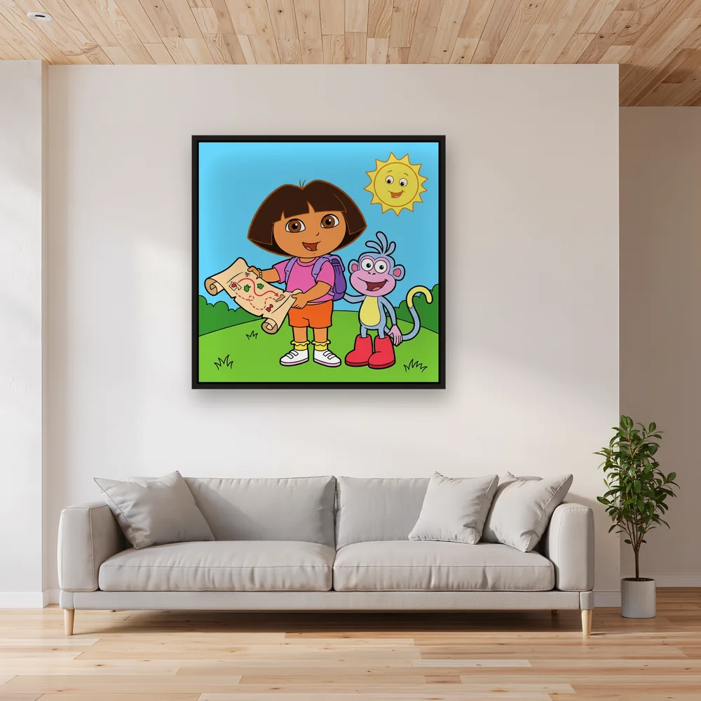 Dora and Boots on a Sunny Hill – Living room