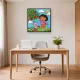 Dora and Boots Picking Fruit from a Tree – Office