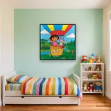 Dora and Boots Hot Air Balloon Adventure – Kids room