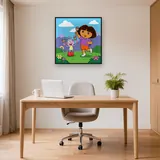 Dora and Boots Playing Maracas on a Hill – Office