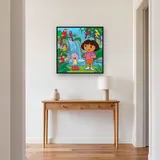 Dora and Boots at the Waterfall with Parrots – Hallway