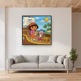 Dora and Boots Pirate Ship Treasure Adventure – displayed in a living room