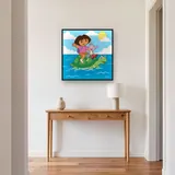 Dora and Boots Riding a Sea Turtle – Hallway
