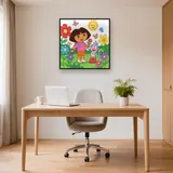Dora and Boots in a Flower Garden – Office