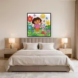 Dora and Boots in a Flower Garden – Bedroom