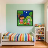 Dora and Boots Camping Under the Stars – Kids room