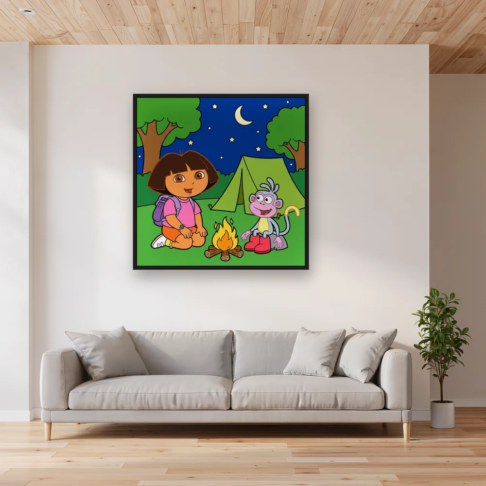Dora and Boots Camping Under the Stars – Living room