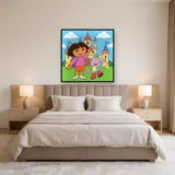 Dora and Boots Waving at the Castle – Bedroom
