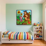 Masha and the Bear Garden Vegetables – Kids room