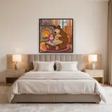 Reading by the Fireplace with Masha and the Bear – Bedroom